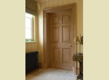 Pine door with matching architrave and skirting boards